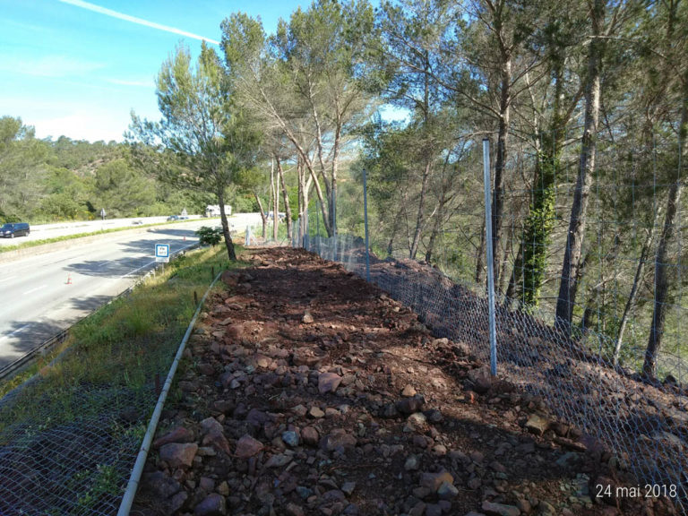 Clôtures Escota Autoroute A8 - Frejus